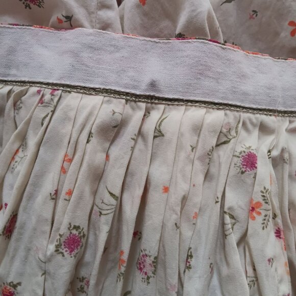 Vintage Women's Skirt 22" 22W 1970's True Boho Midi 1of1 Handmade Pleat Ren Fair - Picture 6 of 6